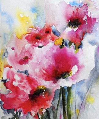 J308D - Johannesson, Karin - Summer Poppies II