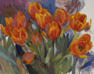 D2272D - Debrosky, Christine - Apricot Tulips
