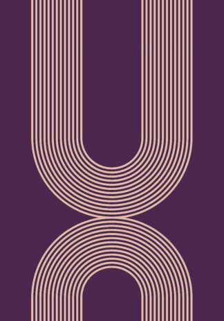 IN37175 - Incado - Mid Century in Pink and Purple