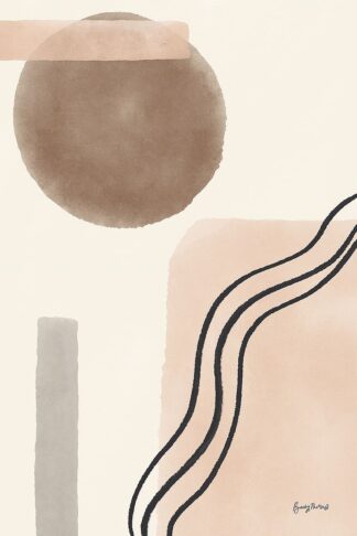 WA-67078 - Thorns, Becky - Geo Abstract II Neutral Pink