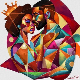 M1999L - Muhammad, Salaam - Endless (Limited Edition 48x48 inch Canvas, Edition Size of 25 Hand Embellished Signed and Numbered Certificate of Authenticity)