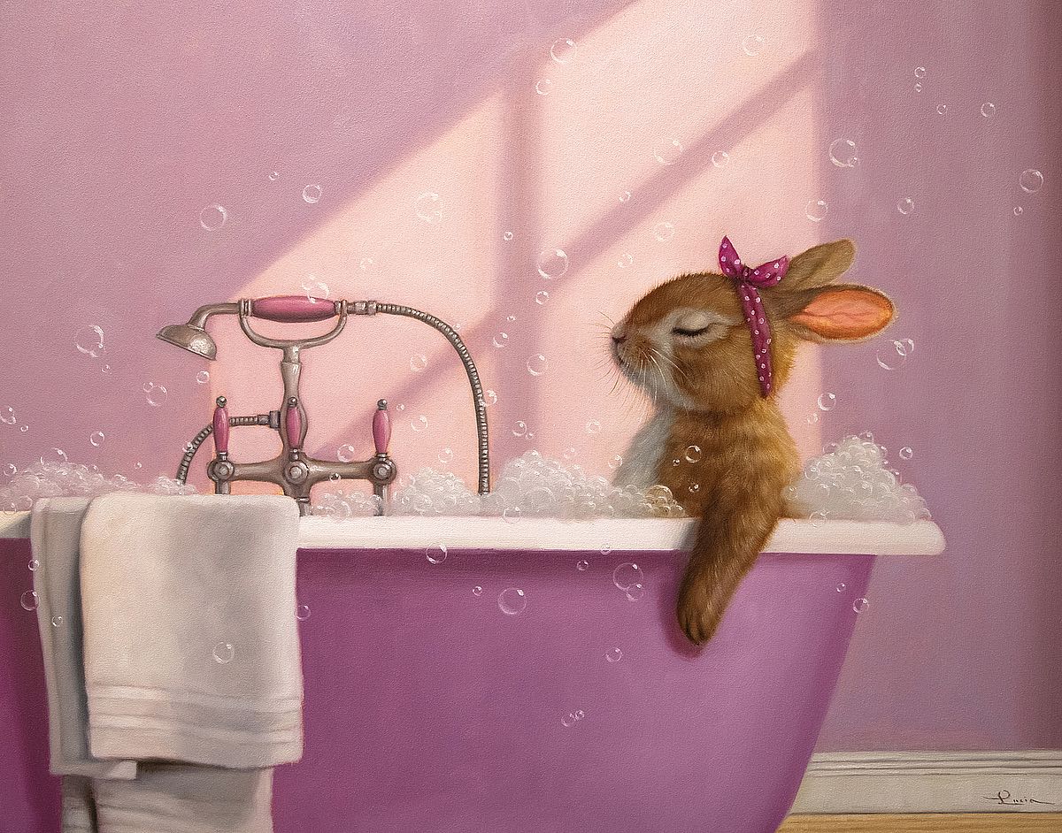H2443D - Heffernan, Lucia - The Bubble Bath H2443D - Heffernan, Lucia - The Bubble Bath