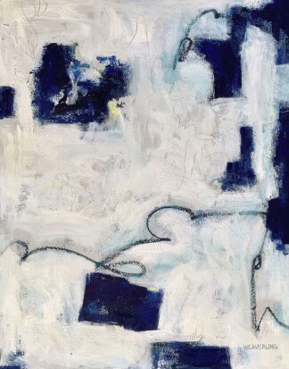W1493D - Weaverling, Julie - Drifting In Blue No. 1