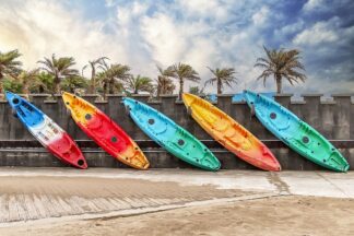 S2126D - Silver, Richard - Surf Boards and Palm Trees