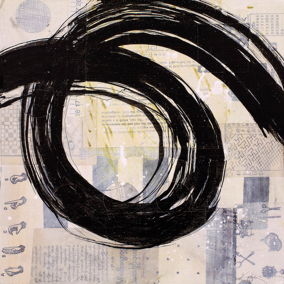 L1079D - Lehrer, Karen - Brushstroke No. 8 L1079D - Lehrer, Karen - Brushstroke No. 8