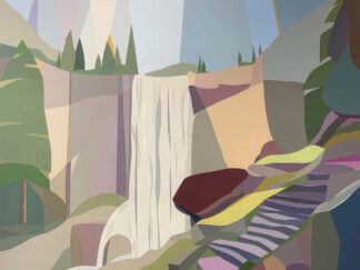 B4730D - Browne, Melba - Yosemite, Vernal Falls and the Mist Trail