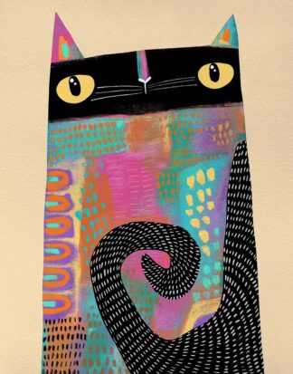 A876D - Avila, Gabriela - Colorful Cat