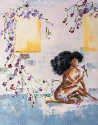 A883D - Atkinson, Julie - Purple Flowers