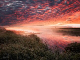 F1106D - Frates, Dennis - Sunrise at Klamath Marsh
